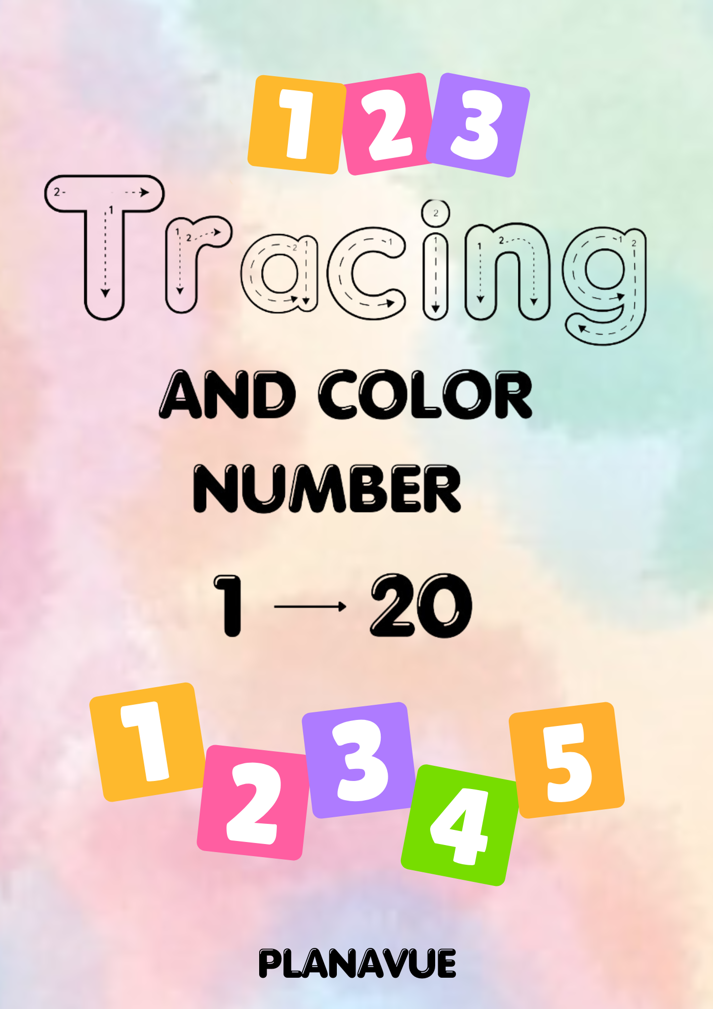 Tracing and Coloring numbers 1-20