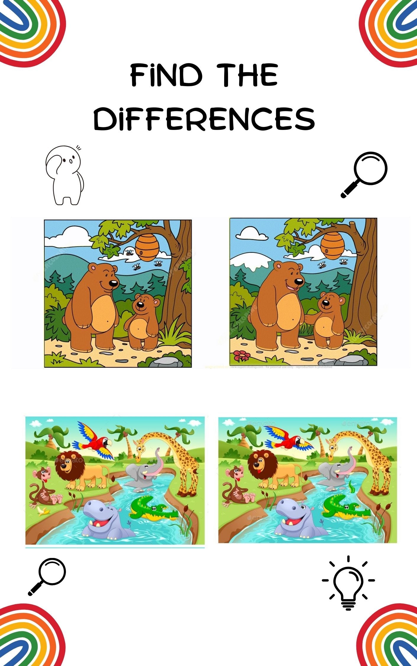 The Adventure of Little Explorers (20 pages)