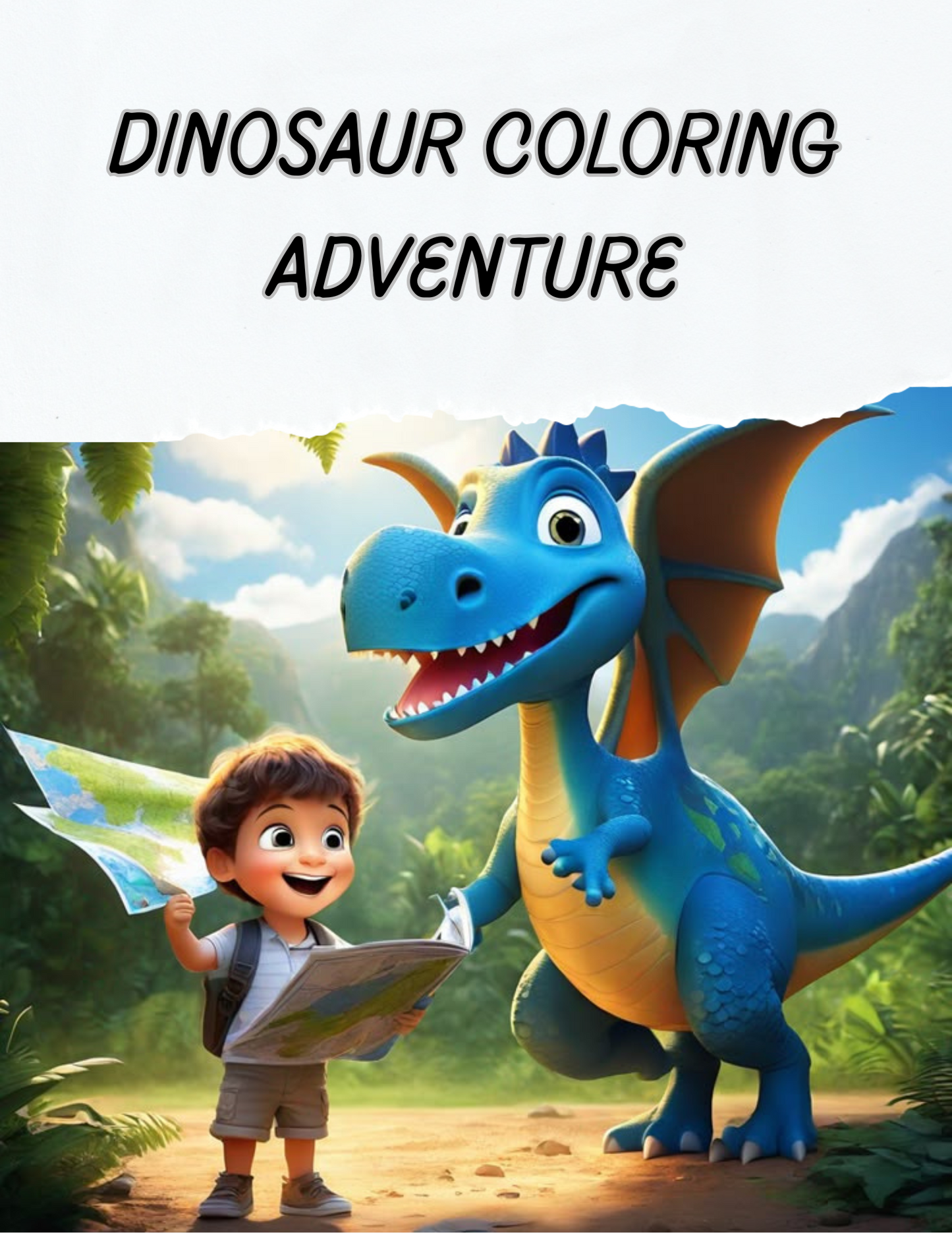 Dinosaur Coloring Adventure (41 page)