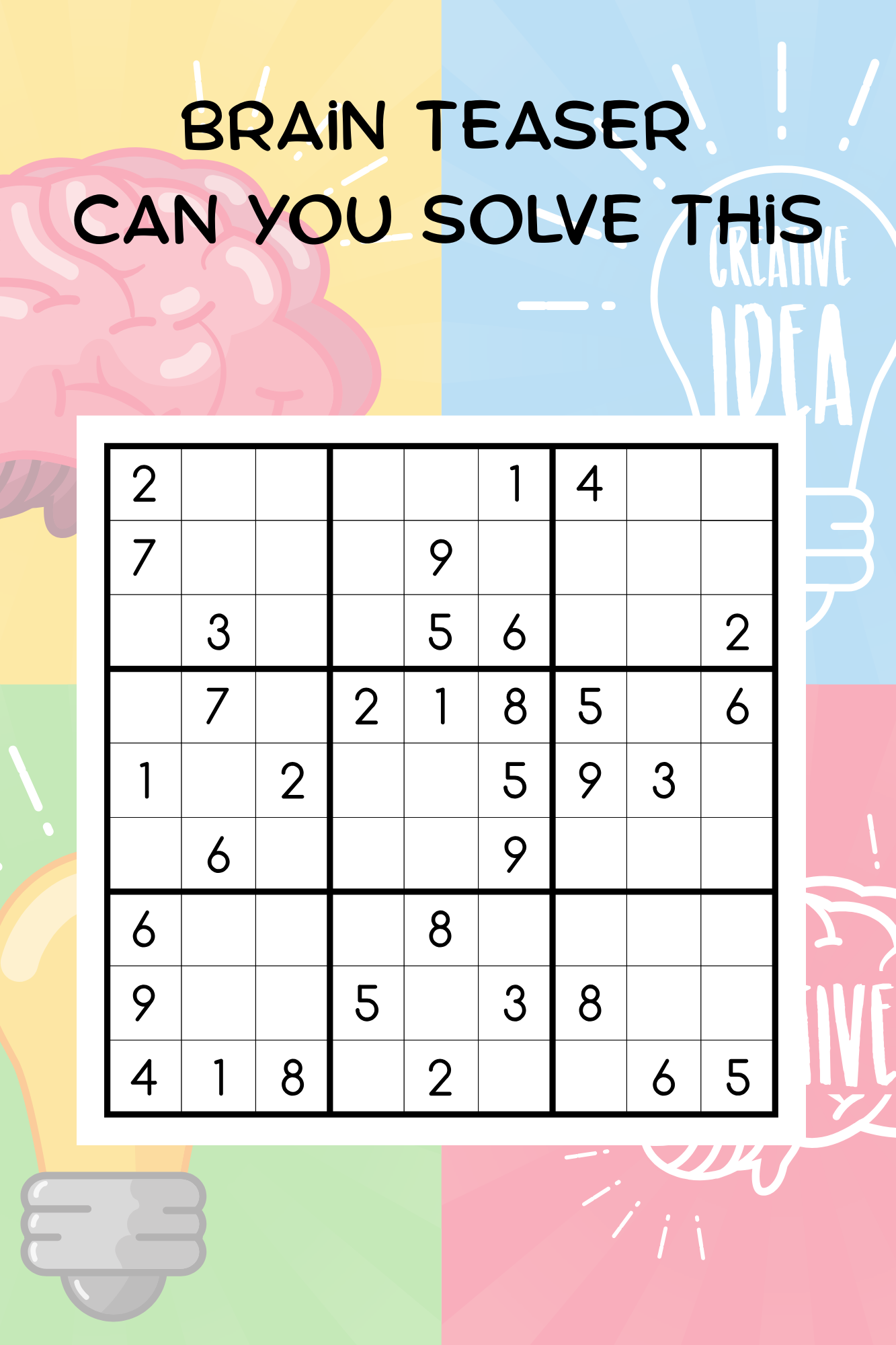 Brain Games for Smart Kids: 60 Fun Puzzles to Boost Thinking, Focus &amp; Creativity(60 pages)