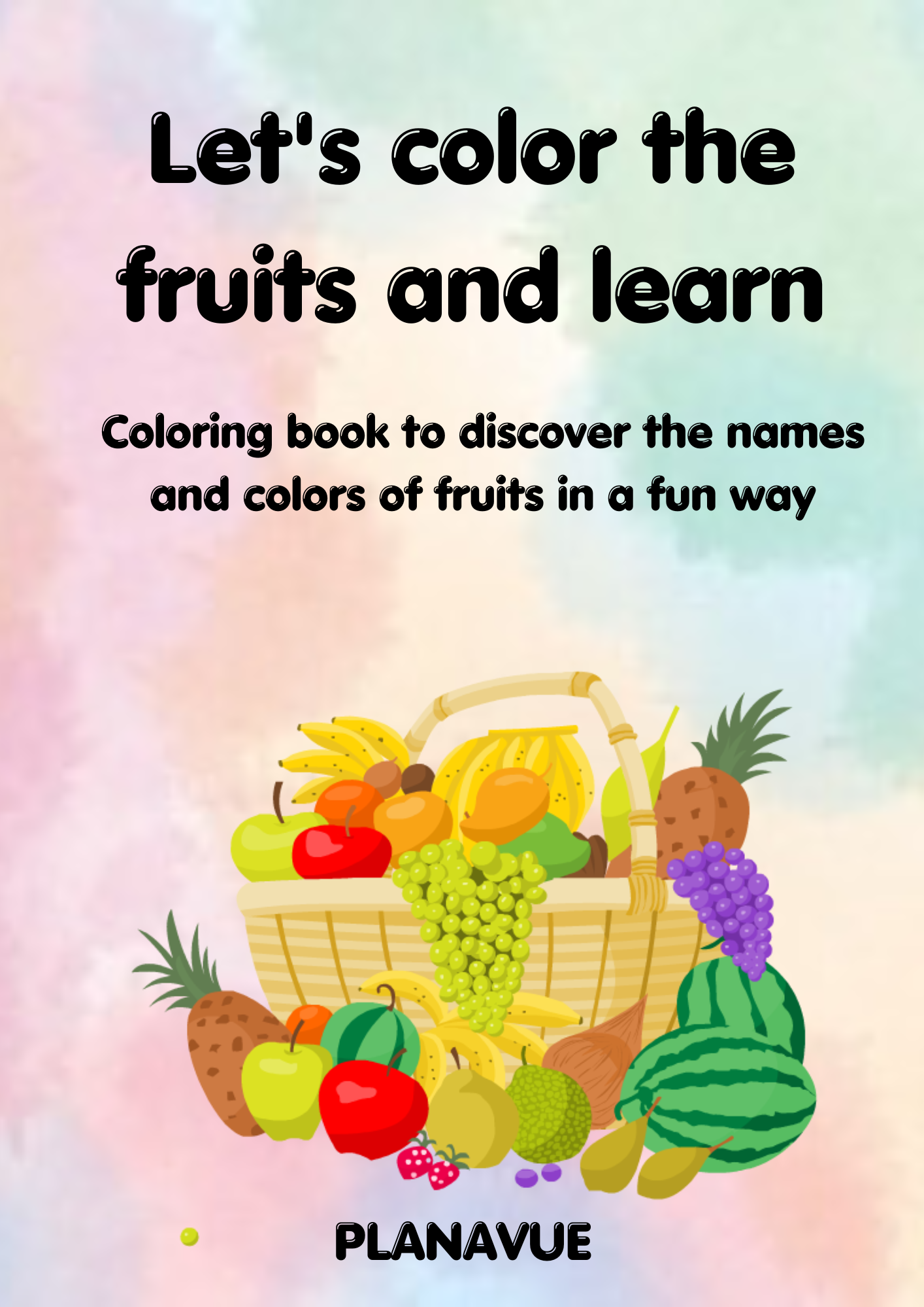 Let's Color Fruits and learn