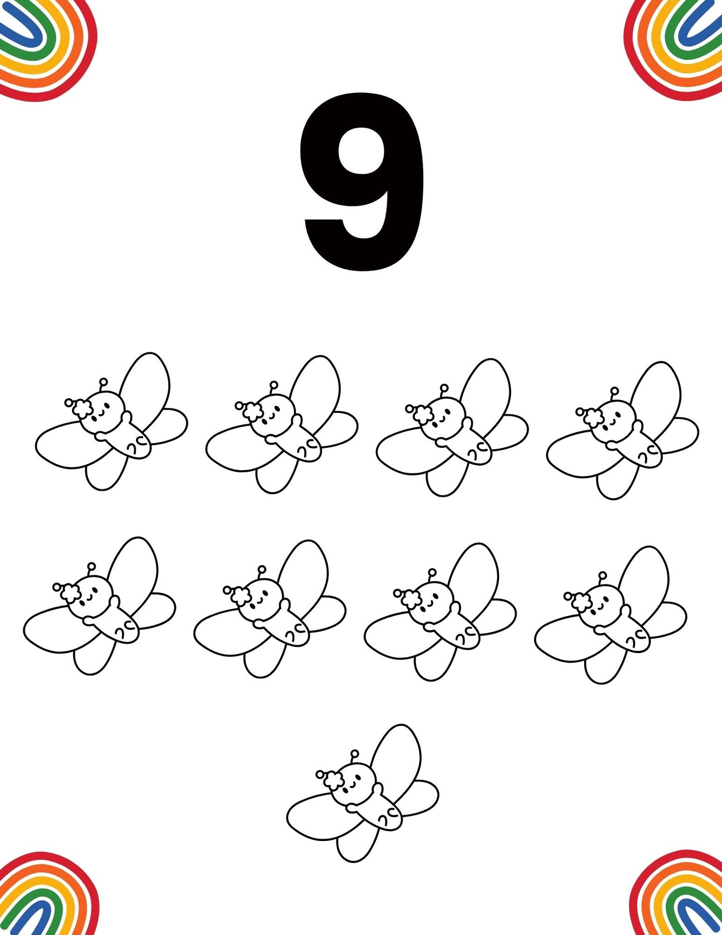 📚 ABC & 123 Coloring Book – Fun & Educational Coloring for Kids 🎨(53 pages)